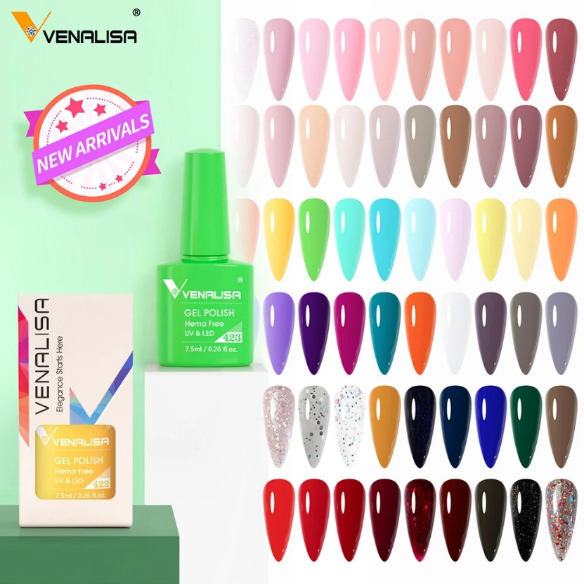 VENALISA HEMA FREE (430-460) Kutek Gel Polish VIP4 / Gel Nail Polish 7.5ml Venalisa NEW VIP 2 / Kutek UV Gel Venalisa