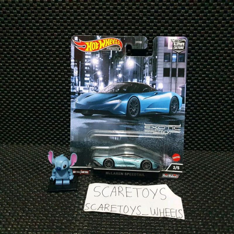 Hot Wheels exotic envy mclaren speedtail biru blue exotic envy premium