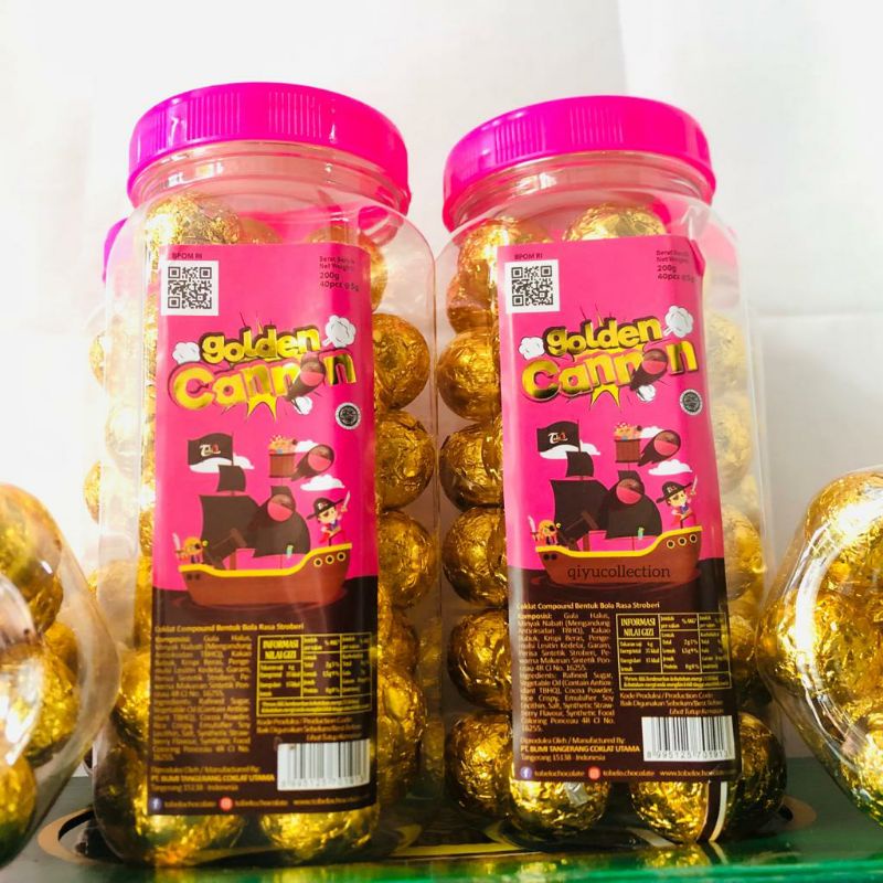 Golden Cannon Tobelo - Coklat Golden Murah - Cokelat Bola