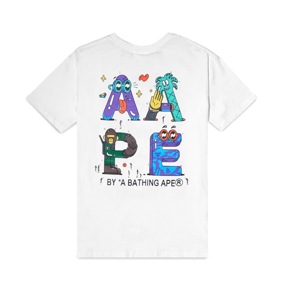 Aape by A Bathing Ape X Steven Harrington T-Shirt White