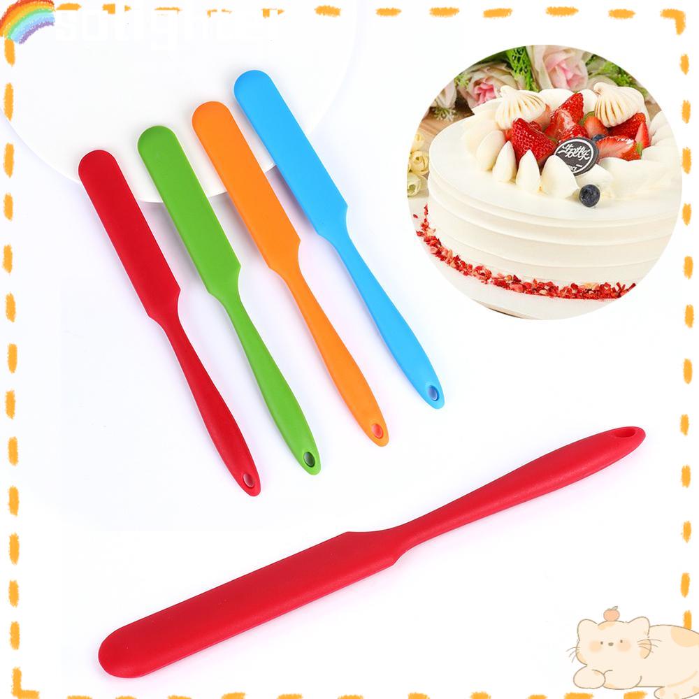 Solighter Spatula Silikon Alat Kue Kering Masak Pisau Kupas Baking Scraper