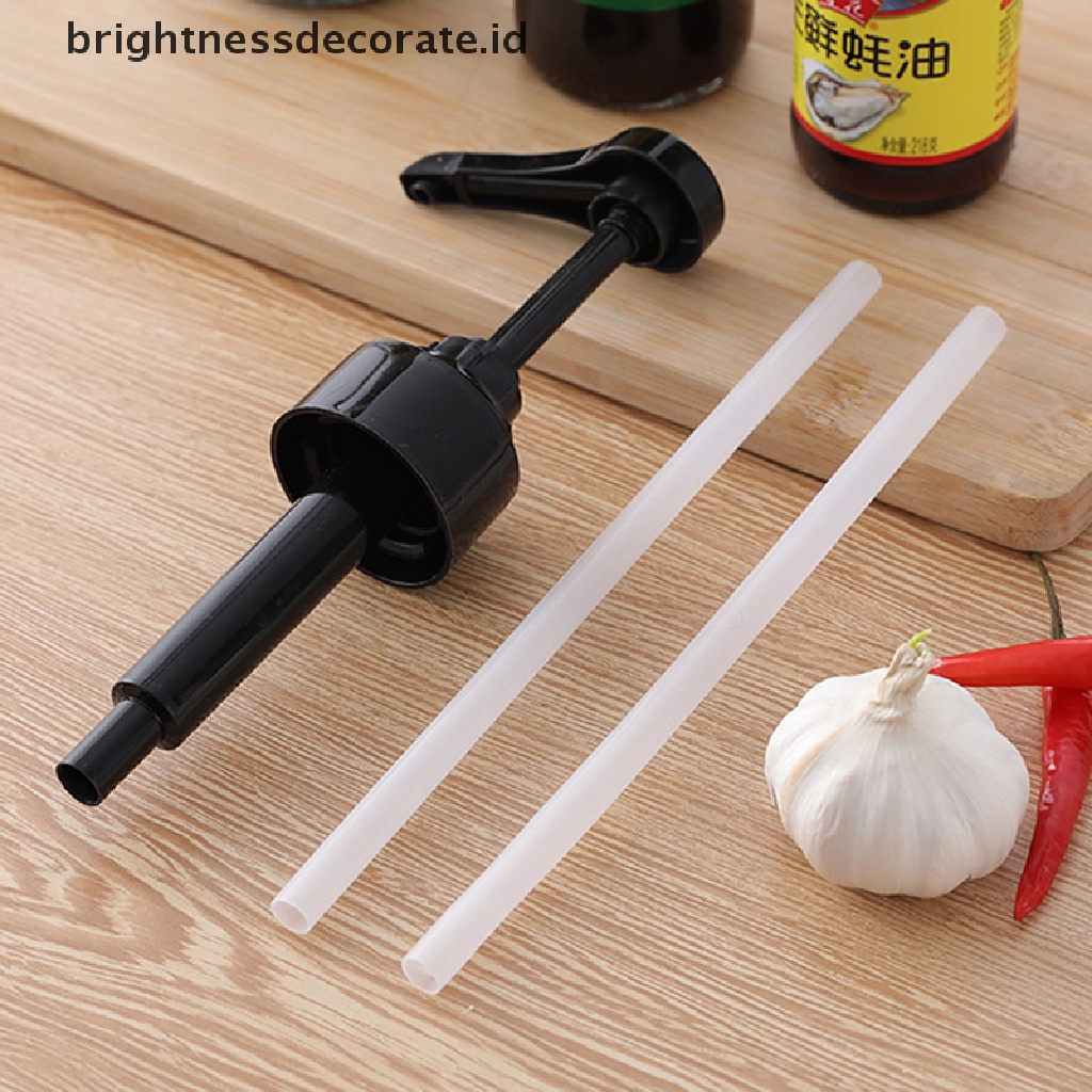 [Birth] Botol Sirup Nozzle Pressure Oil er Pompa Rumah Tangga Tipe Dorong Dapur Portable Tools Bottle Stopper Dispenser Hot Sell New [ID]