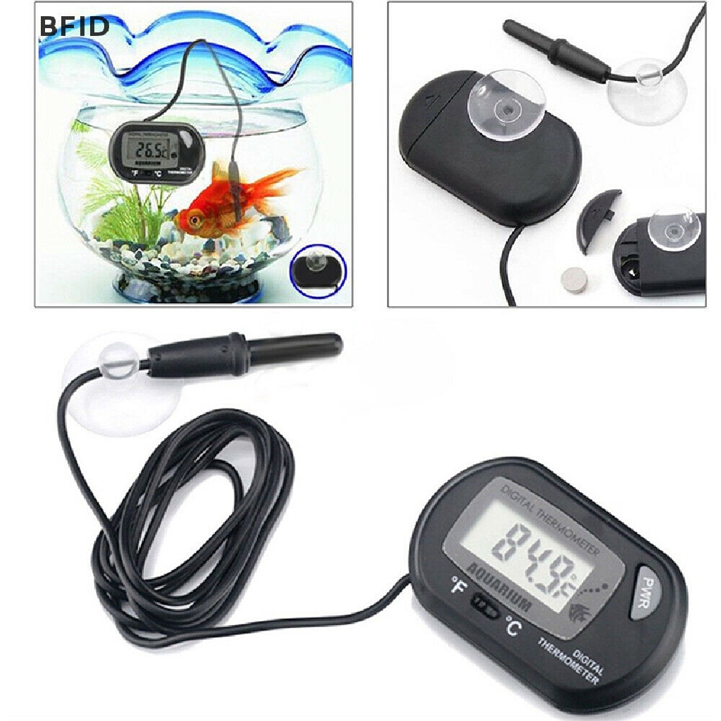 [BFID] 1pc Digital LCD Termometer Ikan Akuarium Probe Monitor Suhu Air [ID]