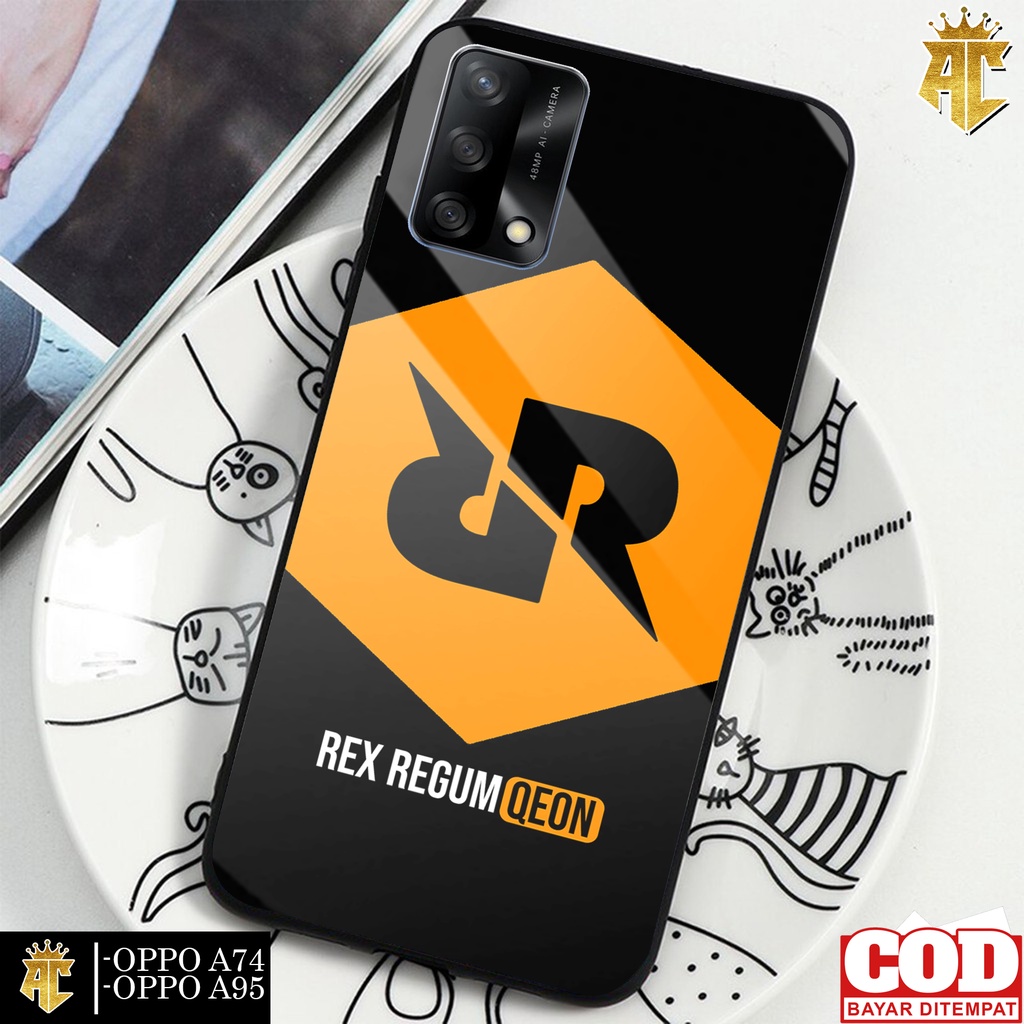 Case OPPO A74/OPPO A95 - Casing OPPO A74/OPPO A95  Terbaru 2021 AERO CASE [ RRQ ] Silikon OPPO A74/O