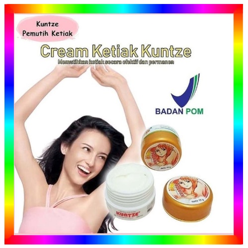 CREAM KETIAK KUNTZE BPOM / CREAM PEMUTIH KETIAK KUNTZE