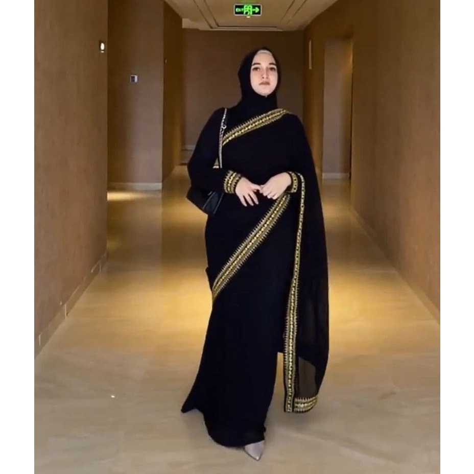 Gamis Kondangan Wanita Dress Wanita Fashion Muslim Gaun Pesta Muslimah Elegan Baju Model Terbaru 2023 Pakaian Wanita Abaya Hitam Arab Dewasa Gamis India Butik Modern