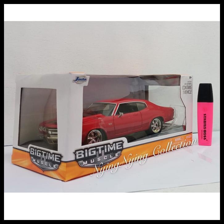 Jada Bigtime Muscle Doms Chevy Chevelle Ss. Red