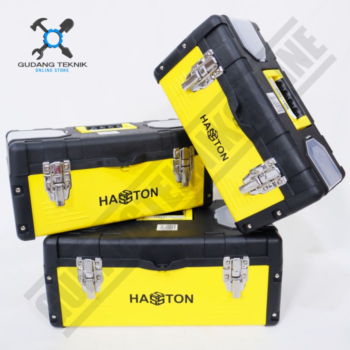 Tool Box Besi Tempat Perkakas 14&quot; - 17&quot; - 19&quot; HASSTON PROHEX / Kotak Perkakas Besi 14inch 17inch 19inch HASSTON PROHEX