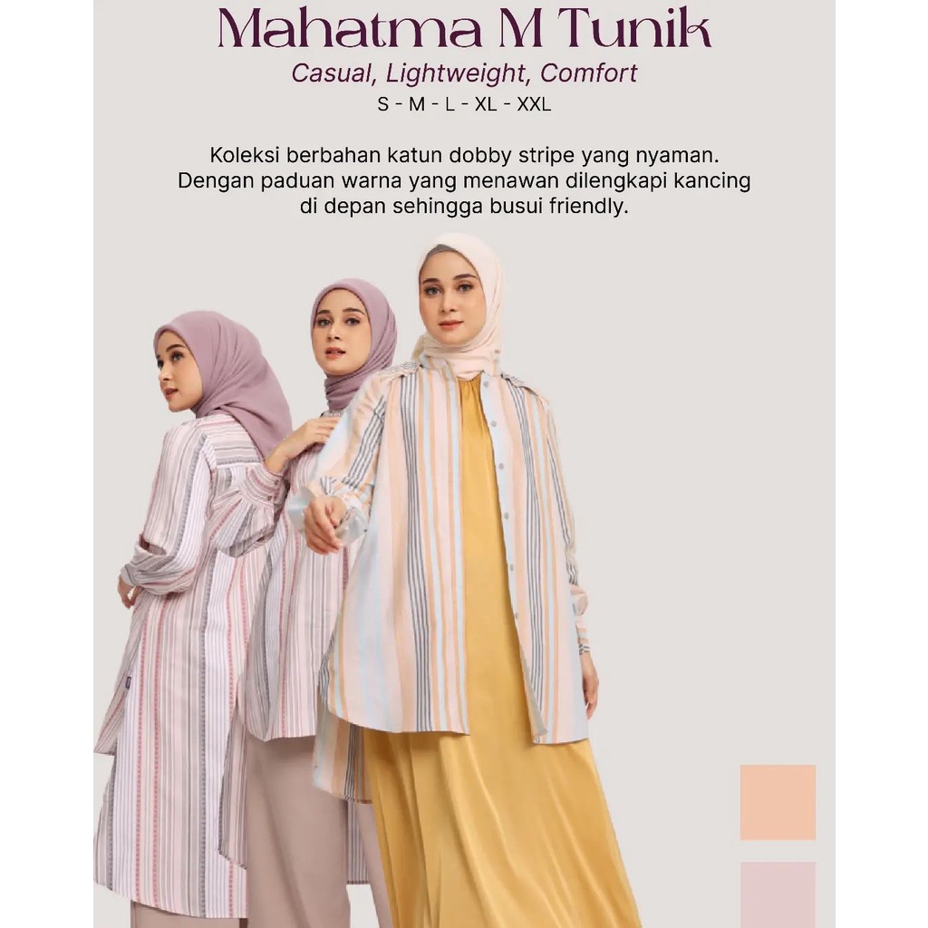 ELZATTA TUNIK MAHATMA/TUNIK MOTIF TERBARU 2023