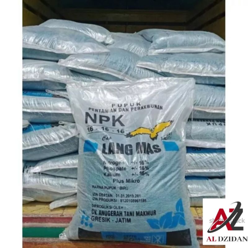 Pupuk pembenah tanah NPK Lang Mas.16-16-16.Kemasan Repack.1kg