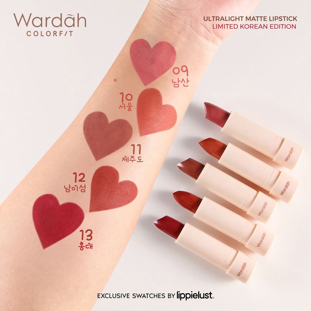 Wardah Colorfit Ultralight Matte Lipstick Lipstik
