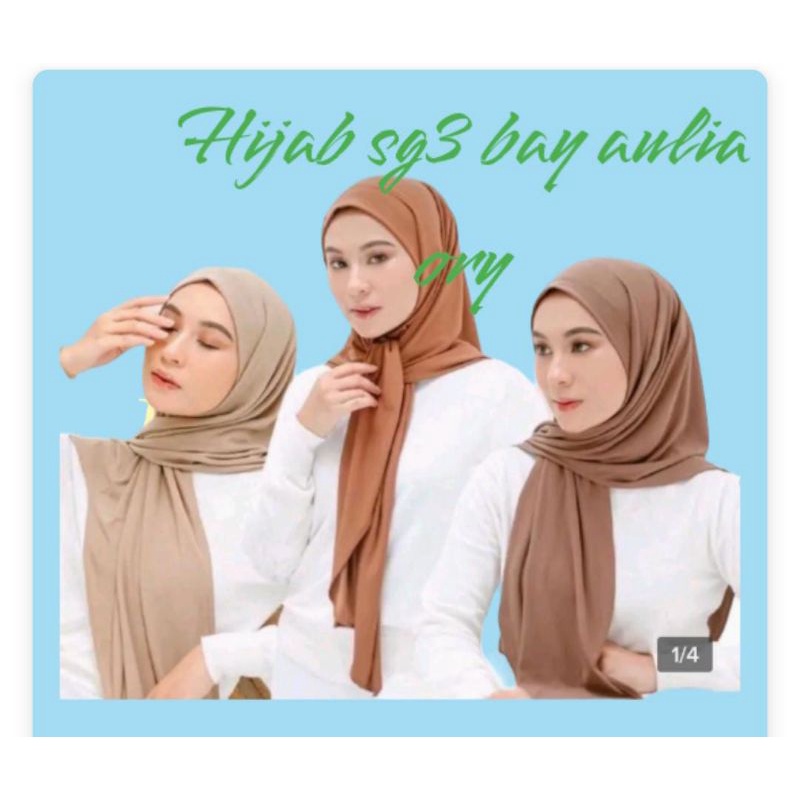 hijab sg 3 jersey premium tidak gampang kusud melar