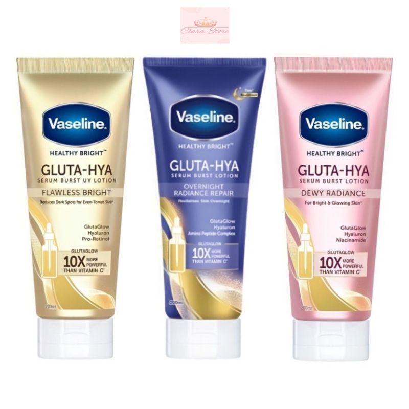 VASELINE Gluta-Hya Serum Burst UV Lotion 200ml/330ml