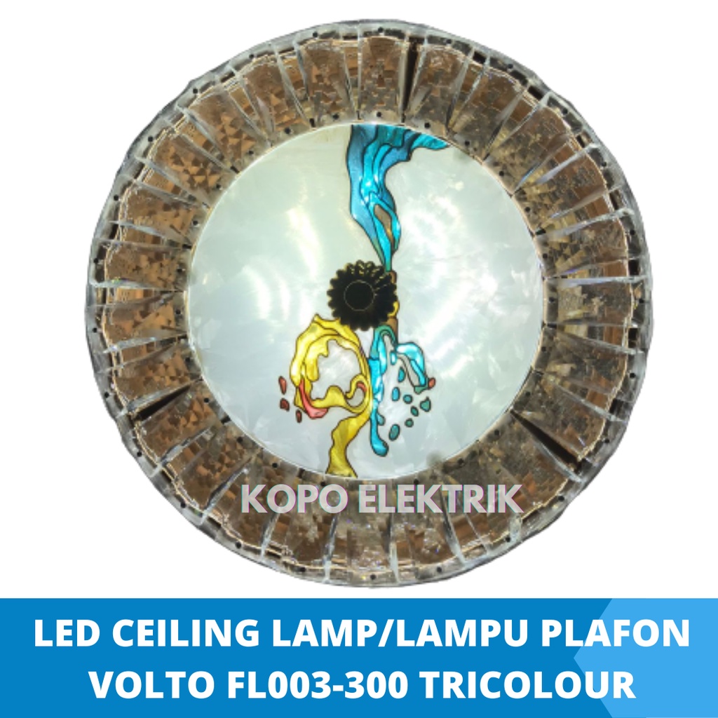 Led Ceiling Lamp/Lampu Plafon FL003-300 TRICOLOUR