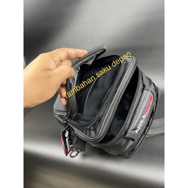 Tas Selempang Pria Merk SANTER 11&quot; iNCHI Polos Tas Selempang Pria Terbaru Tas Selempang Pria  Dewasa