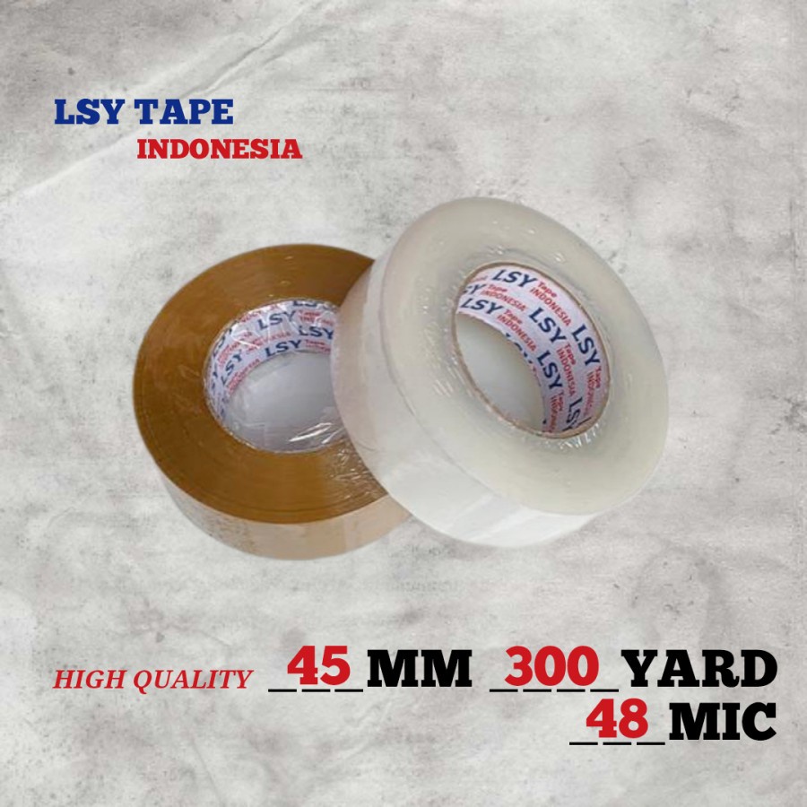 

lakban bening/coklat jumbo 45MM X 300yard SUPER LENGKET