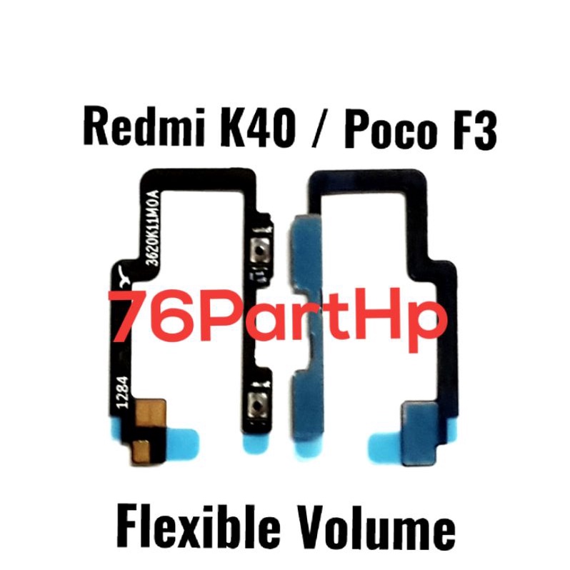 Ori Flexible Connector volume Redmi K40 - Poco F3