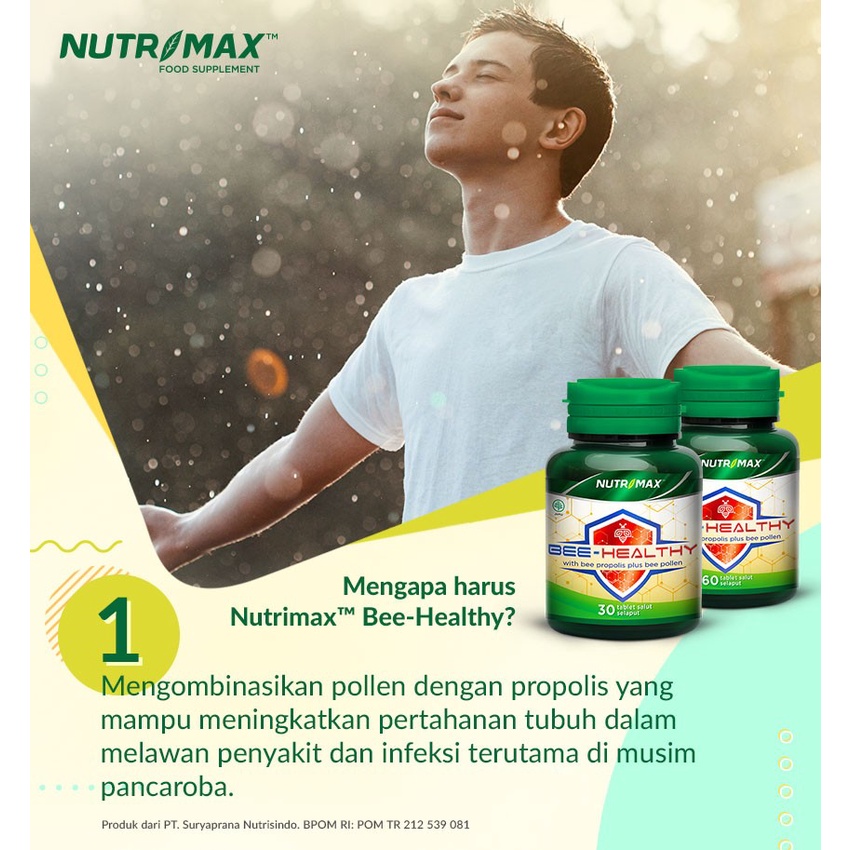 Nutrimax Bee Healthy - Antioksidan &amp; Daya Tahan Tubuh