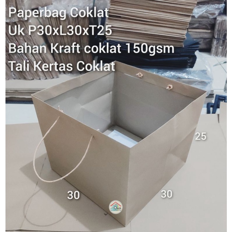 

Paperbag kue tart Uk P30xL30xT25