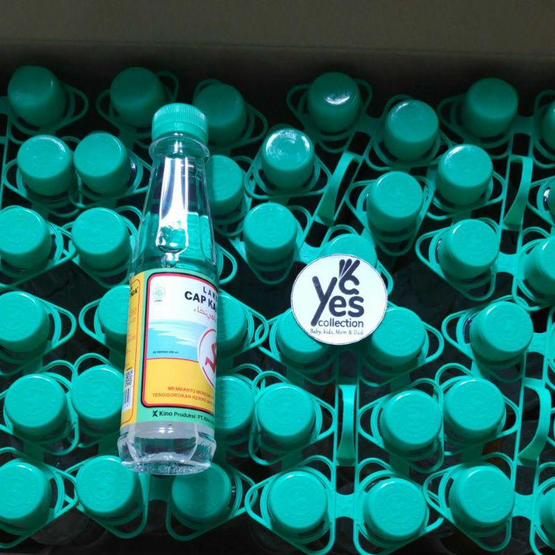 Larutan Cap Kaki Tiga 3 Dewasa &amp; Anak Tawar Panas Dalam 200 ml Botol Sariawan tenggorokan kering