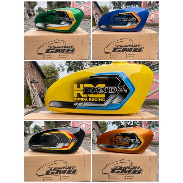 TENGKI CB PRES GALVANIS TANGKI CB CAT ORIGINAL MODEL BAHAN TEBAL GAS TANK HONDA CB TENGKI CB 100