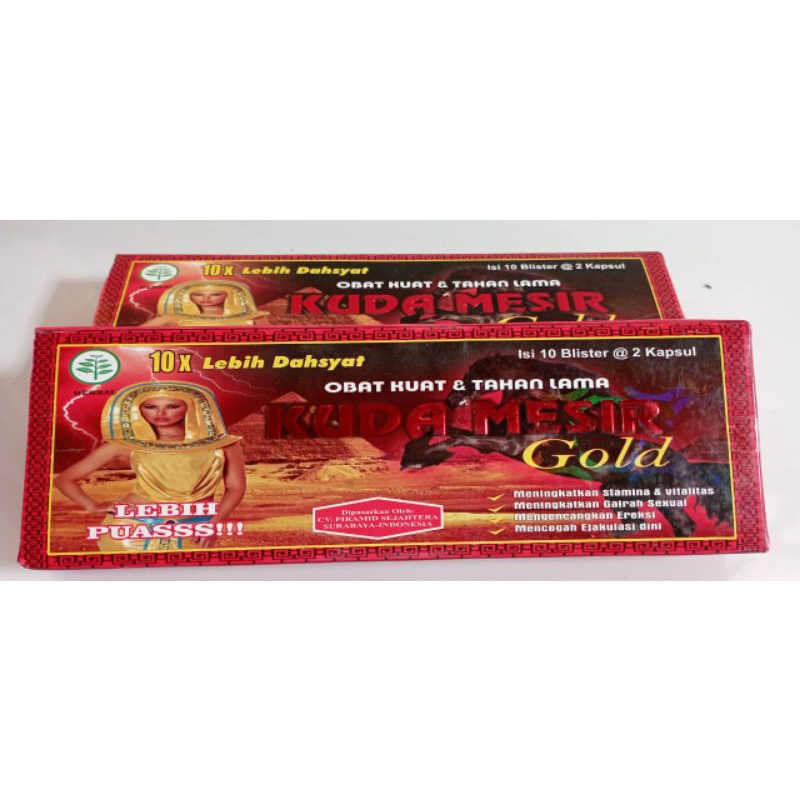 KUDA MESIR Gold//Kapsul Kuat Tahan Lama ORIGINAL (Privasi Terjaga)