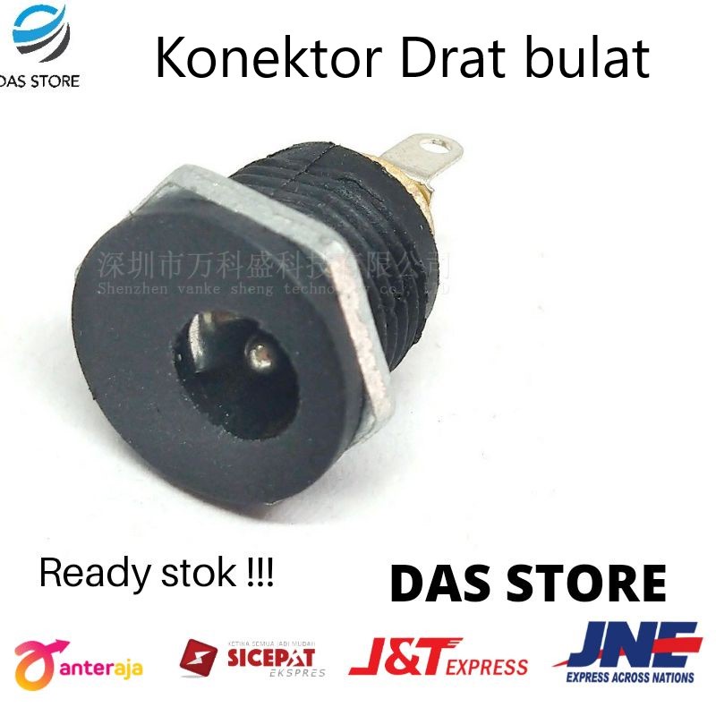 Konektor DC female model erat sambungan konektor dc
