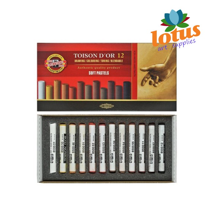 

Pastel Koh-I-Noor Toison DOr Soft Pastel Brown Tones Set 12