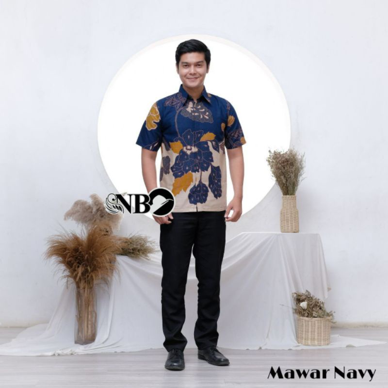 BATIK COUPLE DEWASA SERAGAM KANTOR BLOUSE KEMEJA BATIK