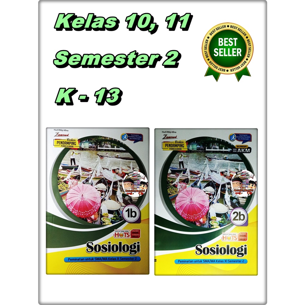 LKS Sosiologi SMA/MA Kelas 10, 11 Semester 2 K-13 Zamrud