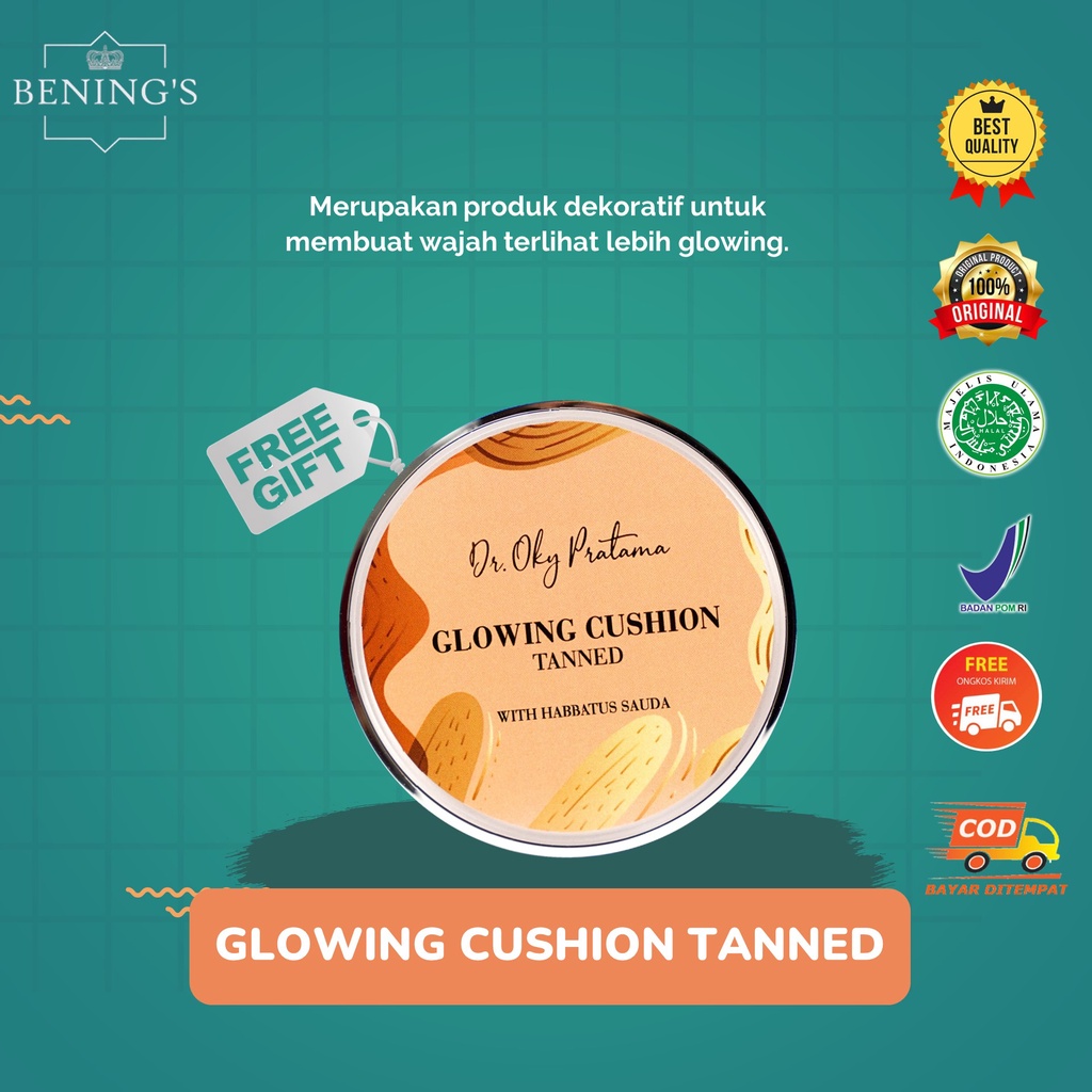 Glowing Cushion 'Tanned' Benings Skincare by Dr Oky Pratama