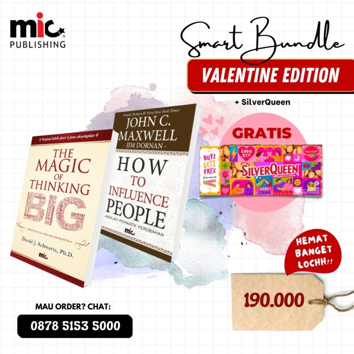 Paket Bundling / Edisi Valentine / Hadiah / The Magic of Thinking Big