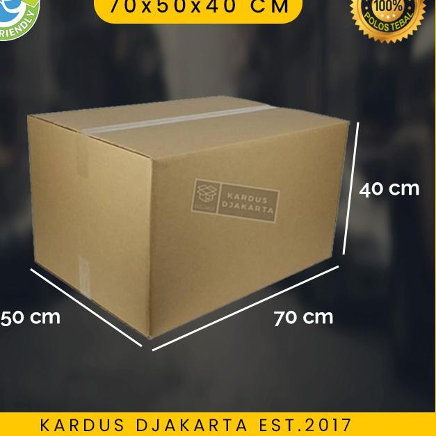 

SIA291 KARDUS / KARTON BOX BESAR POLOS Uk. 70x50x40 CM ||