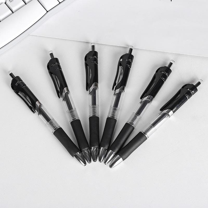 HZ Pulpen Gel Ink 0.5mm Standar Pulpen Alat Tulis Kantor Sekolah Pena Pen Pencet Tinta Cair