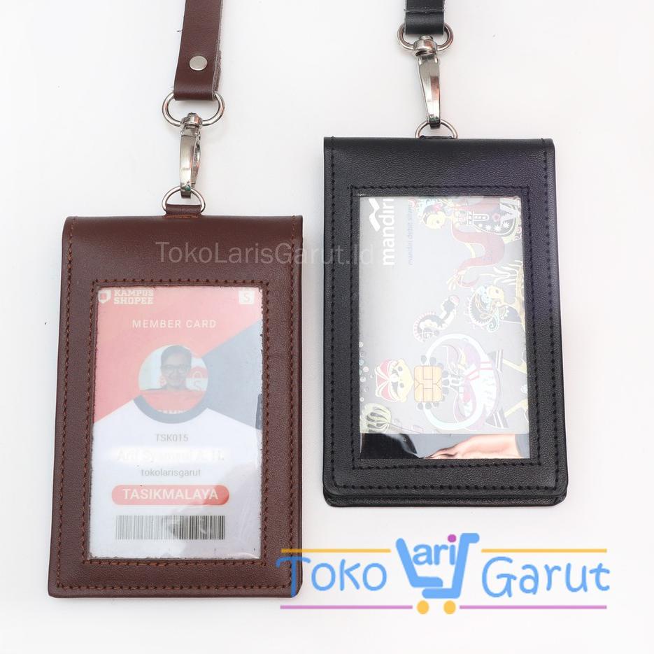 

パ Name Tag ID CARD Kulit Asli Garut kulit murah terbaik rapih elegan cowok cewek kantor kerja pegawai Terlaris