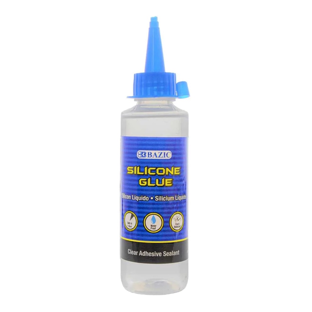 

lem silicon glue bazic 100 ml cair serba guna pvc plastik dll kode 2030 prakaryaan