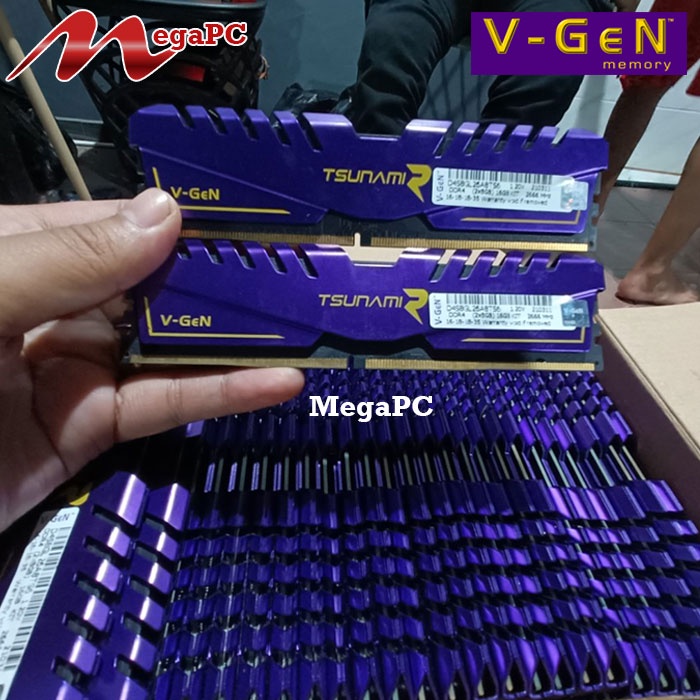 RAM PC GAMING DDR4 V-GeN TSUNAMI R 16GB 2666Mhz (2x8GB) KIT Lifetime