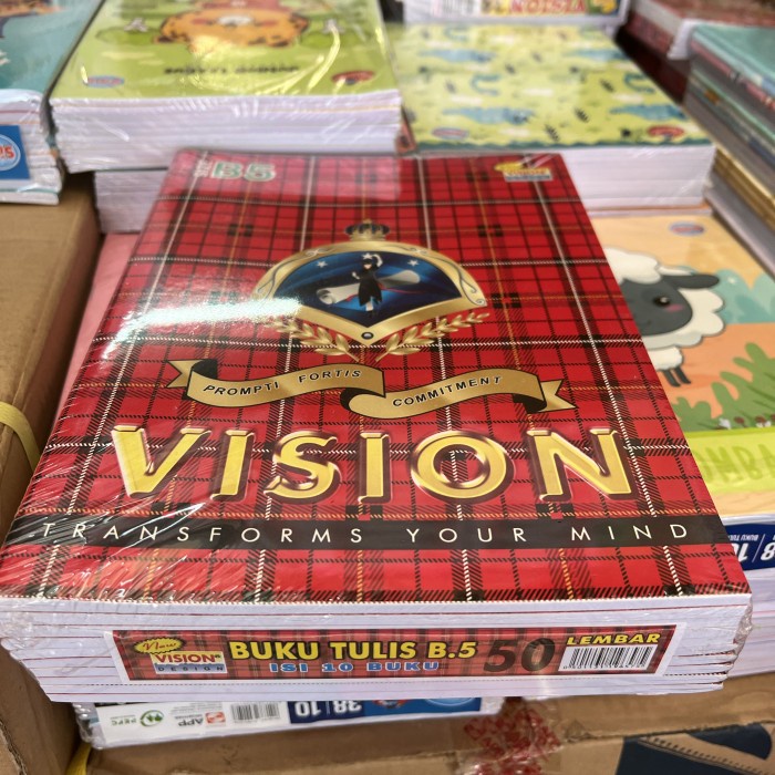 

((((()paling dicari] Buku tulis / buku campus / bigboss / boxy vision 50 lb grosir murah