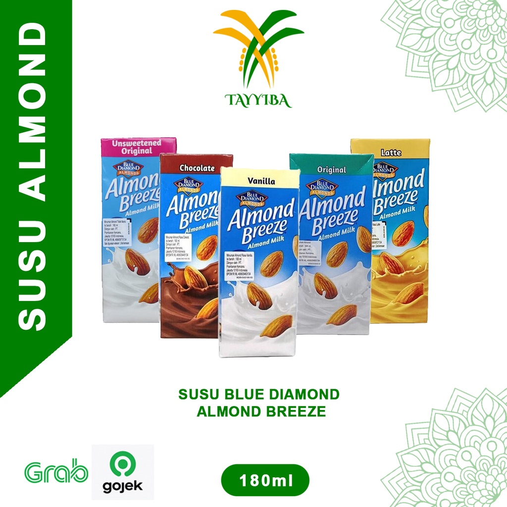 

Blue Diamond Almond Breeze 180ml Milk semua varian – Susu Sehat Kacang Almond 180 ml