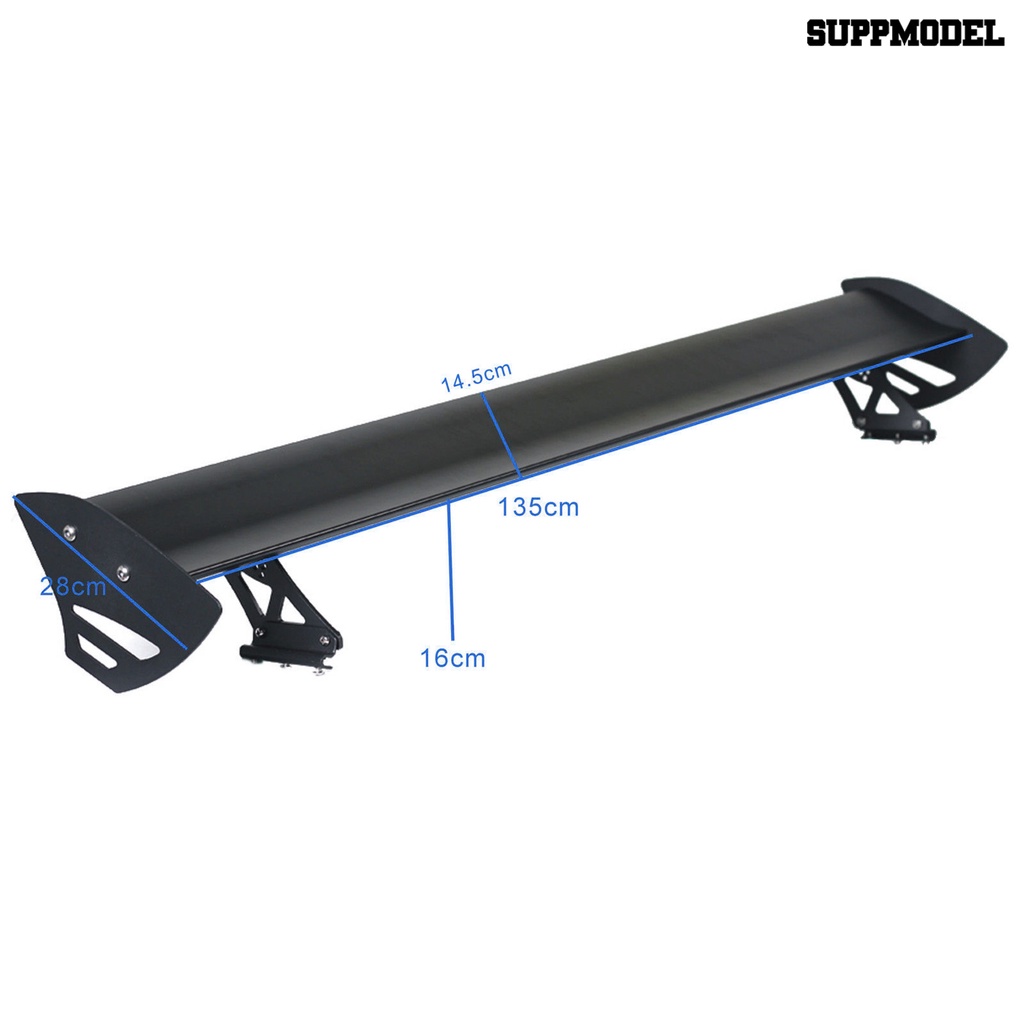 [SM] Sayap Ekor Dekorasi Eksterior Anti Korosif Aluminum Alloy Mobil Modifikasi Spoiler Hitam Untuk SUV
