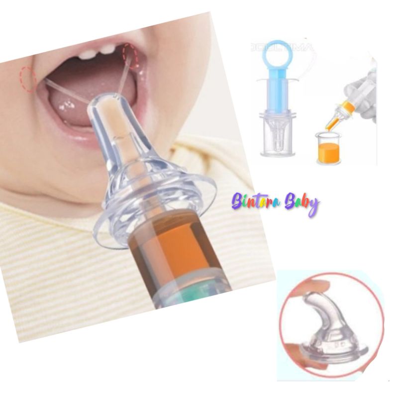 Medicine Dispenser With Case Momeasy / Alat meminumkan obat untuk bayi anak Alat Bantu Feeding / Medicine Feeder