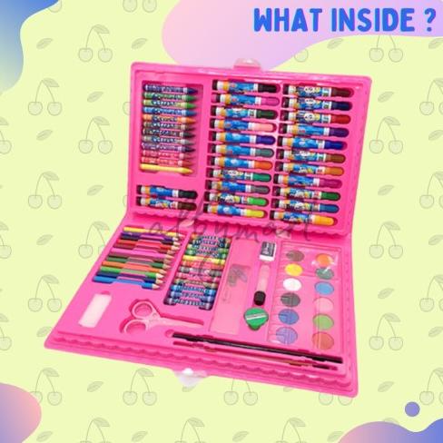 

New! CDM CRAYON ANAK SET 86 PCS MEWARNAI PENSIL WARNA ALAT LUKIS ,,