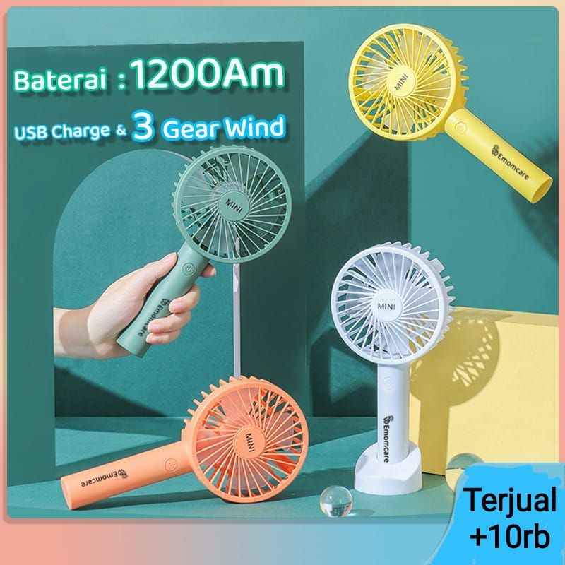Kipas Angin Mini Portable USB Cas Karakter / Kipas Promo Murah Makassar / kipas spray nano