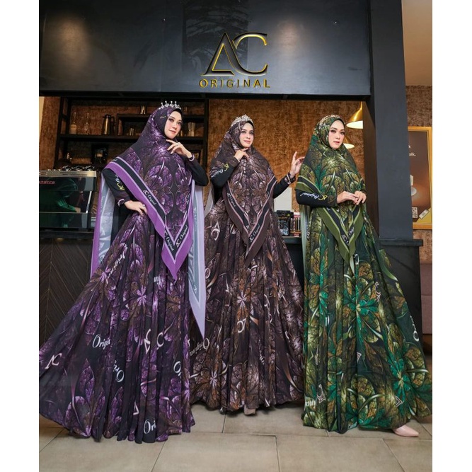 ADIRA SYARI | GAMIS AC ORIGINAL | SET SYARI CERUTY BABYDOLL | GAMIS PREMIUM | GAMIS JUMBO | GAMIS PE