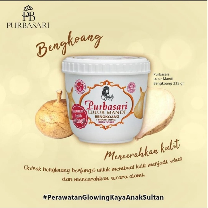 Purbasari Lulur Mandi 235gr Body Scrub | LulurMandi