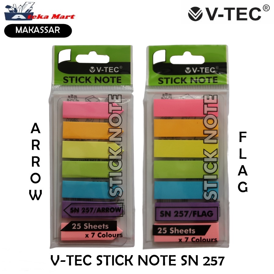 

[PCS] V-TEC STICK NOTE SN 257 ARROW - FLAG MEMO