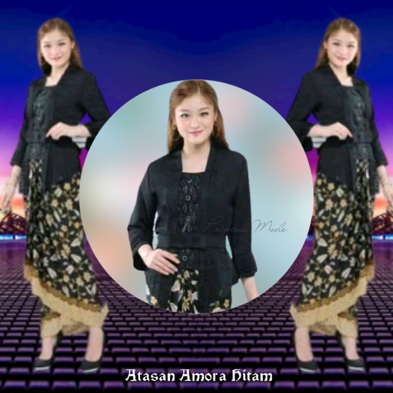 Atasan Kebaya Kartini Kutu Baru Modern Motif Laser Kebaya Bali