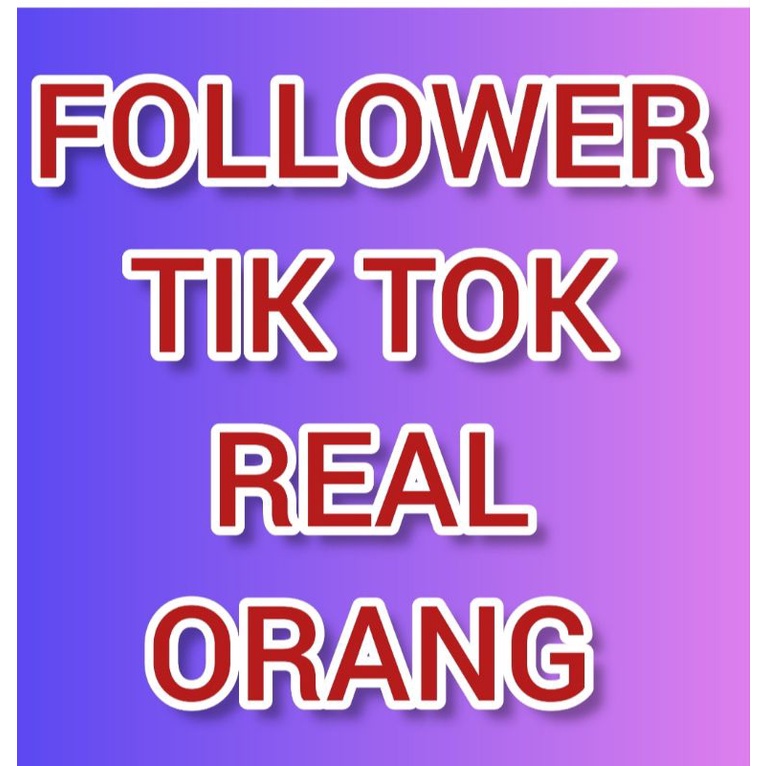 Follower tiktok