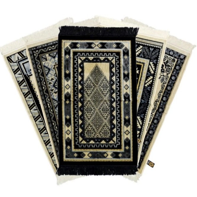 Sajadah sajadah turki midi beludru tebal super premium uk 50x100 cm spiegel - tosca(V4B9) Sajadah Tu