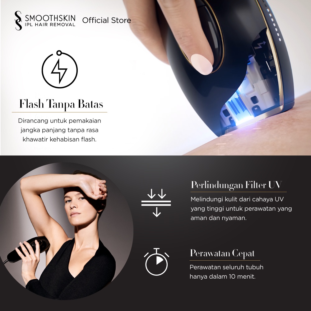 Paket SmoothSkin IPL Hair Removal Pure Fit - Remington Lady Shaver